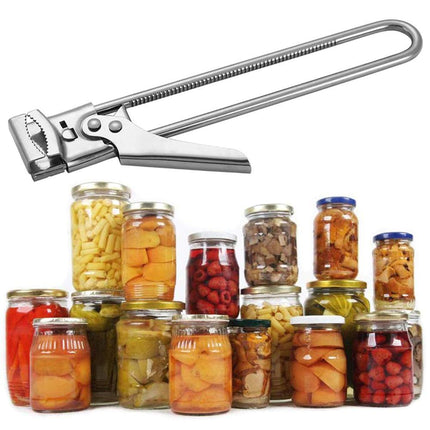 Adjustable Bottle Opener with Ergonomic Handle | Versatile Kitchen Tool for Effortless Lifting of Lids and Caps