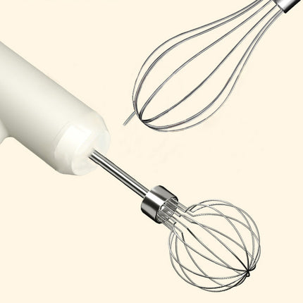 Cordless USB Rechargeable Electric Egg Beater with 3 Speeds & Dual Whisks | Portable Kitchen Mixer for Whipping and Blending