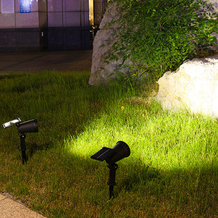 Solar Powered Garden Spotlight with 9 Color Options | Automatic Dusk-to-Dawn Lighting for Outdoor Spaces