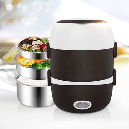 Multi-Function Electric Lunch Box with USB Power | Portable Two-Layer & Three-Layer Design for Healthy Meals on the Go