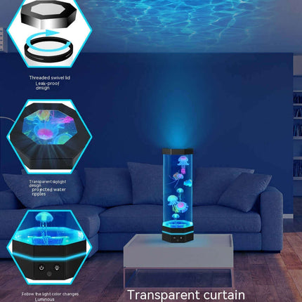 Jellyfish Lamp with Remote Control, 17 Color Changing Mood Light – image 8