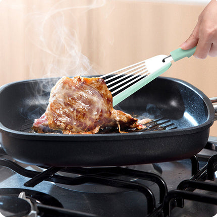High Heat Resistant Nonstick Fish Spatula with 1mm Thin Blade | Versatile Turner for Safe Cooking and Easy Cleanup