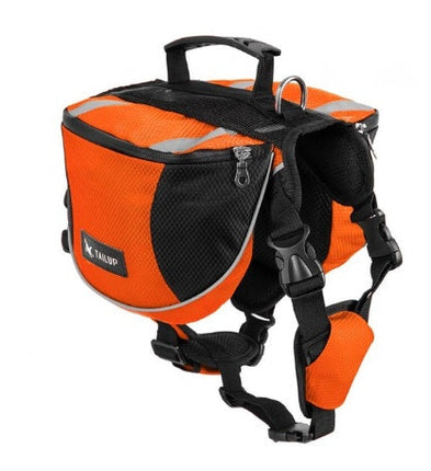 Outdoor Pet Harness with Waterproof Backpack | Adjustable Fit for Hiking and Outdoor Activities