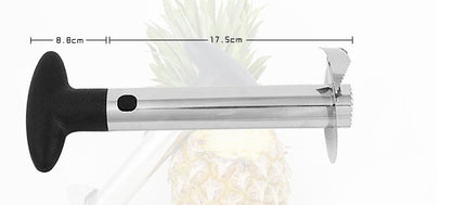 Stainless Steel Pineapple Peeler and Slicer with Ergonomic Handle | Efficient Tool for Easy Pineapple Preparation