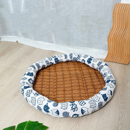 Breathable Fabric Pet Kennel with Minimalist Design | Stylish Cool Mat for Small Dogs and Cats