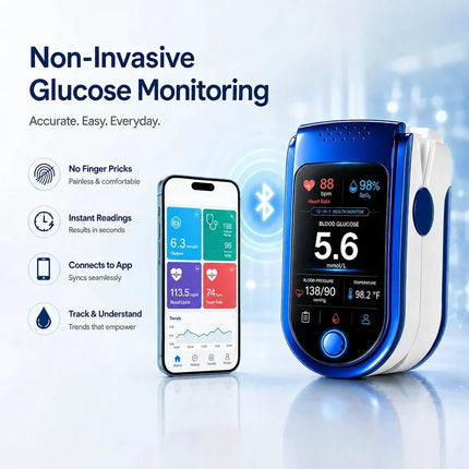 Health Tracker for Daily Wellness Monitoring, Needle Free Health Gadget for Home Use – image 9