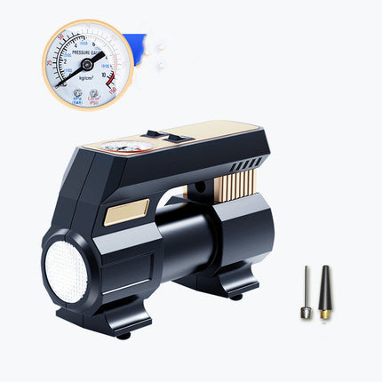 120W 12V Car Air Pump with Fast Inflation | Compact Tire Inflator for Emergency Use