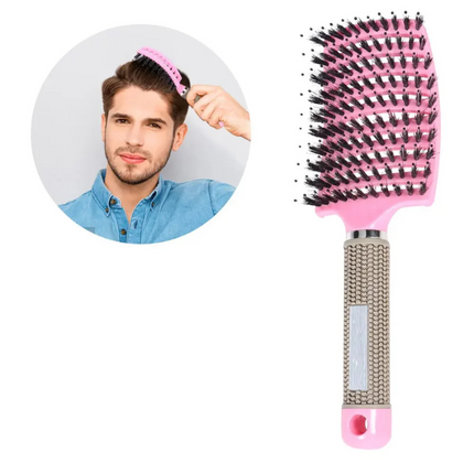 Detangling Hair Brush, Bristle and Nylon Scalp Brush for Massage – image 10