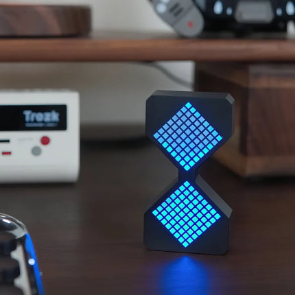 Hourglass Light with Customizable Time Flow | Cordless & Rechargeable Ambient Decor for Relaxation and Creativity