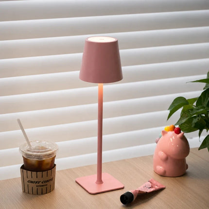 Dimmable Tall Cordless Table Lamp with Touch Control | Waterproof Design for Indoor and Outdoor Ambiance