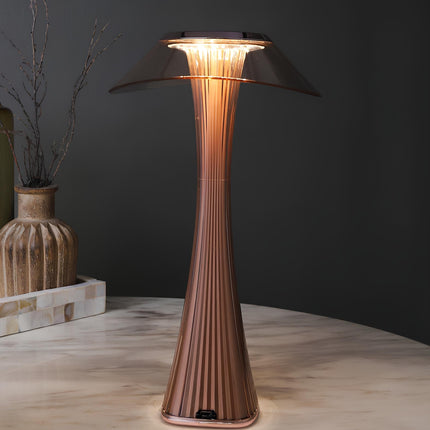 Sculpted Flare Lamp with Rechargeable Battery & Dimmable Function | Elegant Lighting for Any Room
