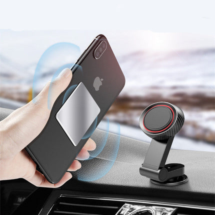 360-Degree Rotating Car Phone Holder with Sticky Base | Secure Navigation Mount for Safe Driving