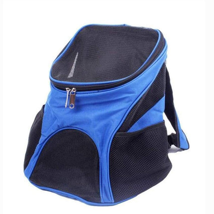 Breathable Pet Backpack Carrier with Adjustable Straps | Stylish Travel Solution for Small to Medium Pets