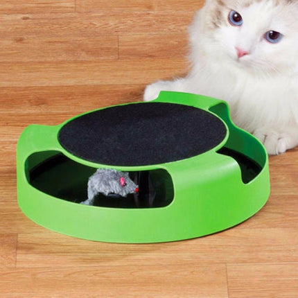 Realistic Furry Mouse Cat Toy for Indoor Hunting | Interactive Play for Physical & Mental Stimulation