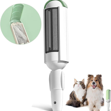 Reusable Pet Hair Remover with Built-In Compartment | Quick Fur Cleanup for Furniture and Clothing