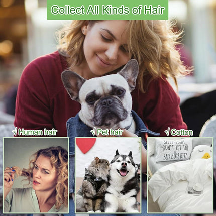 Reusable Pet Hair Remover with Built-In Compartment | Quick Fur Cleanup for Furniture and Clothing