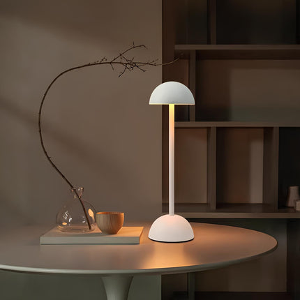 Cordless Nordic Minimalist Table Lamp with Dimmable Lighting | Sleek Iron Design for Cozy Atmospheres