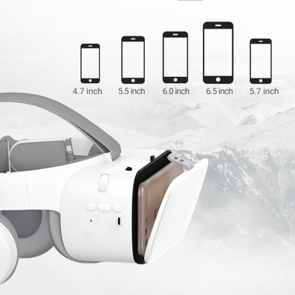VR Bluetooth Headset for Gaming with 3D Glasses & Adjustable Fit | Immersive Virtual Reality Experience for All Ages