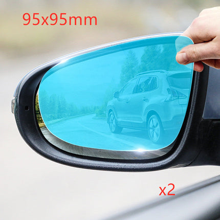 Rain Proof Safety Film for Automobile Rearview Mirror with 95% UV Protection | Scratch Resistant & Transparent for Enhanced Visibility