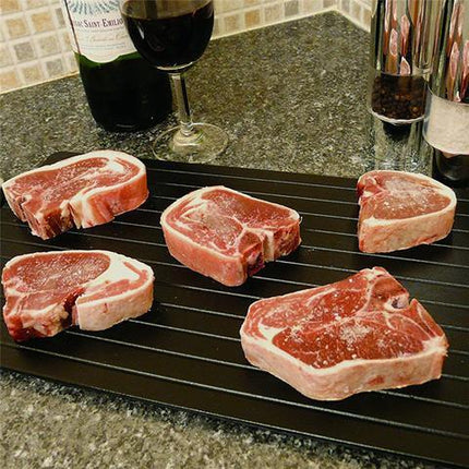 Quick Defrosting Tray with Thermal Conductivity | Natural Thawing Solution for Fast Meal Preparation
