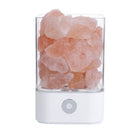 Himalayan Salt Crystal Lamp with Negative Ion Generator | Air Purifier and Stress Relief Night Light