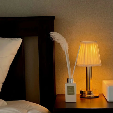 Retro-Inspired Table Lamp with Dimmable Touch Control | Cordless & Rechargeable Lighting for Home Decor