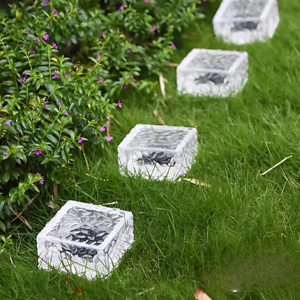 Solar Brick Outdoor Light with Dusk Sensor | Waterproof Illumination for Patios and Gardens