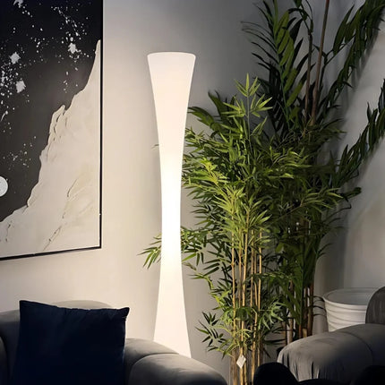 Weatherproof Floor Lamp with Hourglass Design & Remote Control | Versatile Illumination for Indoor and Outdoor Spaces