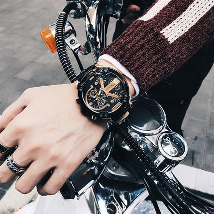 Stainless Steel Chronograph Watch, Quartz Watch with Analog Dial – image 34