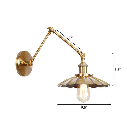 Wall Sconces, Hardwired Wall Light Fixture with 6 or 8 Inch Shade – image 9