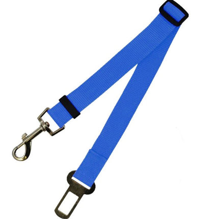 Durable Polyester Dog Leash with Fixed Strap for Safety | Adjustable Length for Comfortable Car Rides