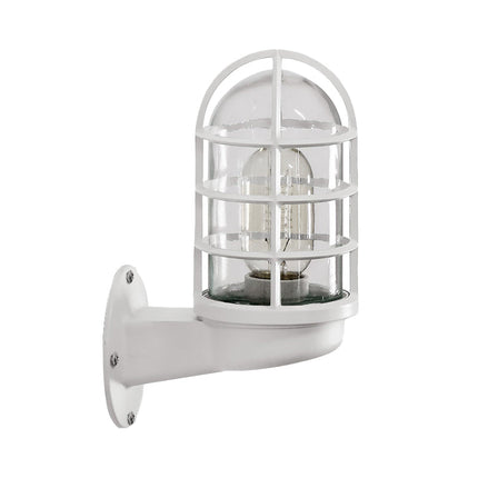 Wall Sconces, Industrial Glass Sconce Light, Hardwired Wall Lamp Fixture for Indoor Use with E26 Bulb Base