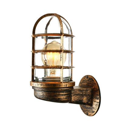 Industrial Glass Sconce Light – image 7
