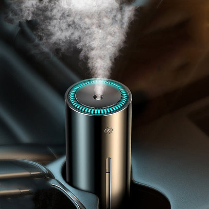 Car Humidifier with Anion Function & 300 ml/h Output | USB-Powered Air Purifier for Comfortable Drives
