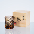 Whiskey Glasses with Wooden Gift Box, Hand Cut Whisky Glass with Lightning Pattern – image 18
