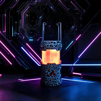 Radioactive Lantern with Immersive Hazard Design | Portable Sci-Fi Decor for Gaming and Streaming Spaces