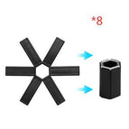 8pcs Black