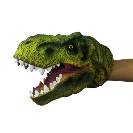 Dinosaur Hand Puppets for Kids, Soft Vinyl Dino Puppet – image 13