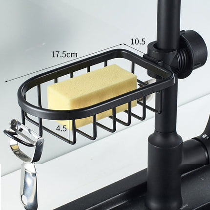 Shower Caddy No Drill, Aluminum Bathroom Shelf with Hooks – image 11