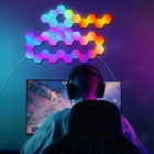 Honeycomb Hexalight Smart LED Wall Panels with App Control | Customizable Color Lighting for Gaming and Ambiance