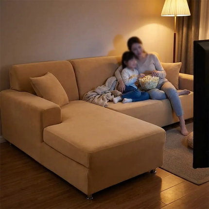 Couch Covers, Velvet Stretch Sofa Cover for 1 to 4 Seater