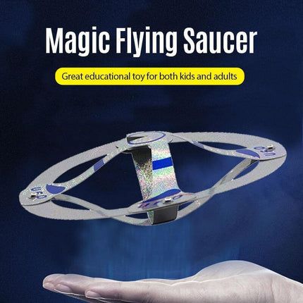 Easy Magic Tricks Floating UFO, Flying Saucer Toy for Kids and Adults, Spinning Toy, Beginner Magic Tricks Props