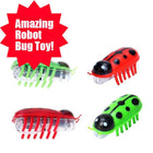 Cat Toys 2 Pack, Robot Bug Interactive Cat Toys, Moving Cat Toy with Chewable Cover and Unpredictable Movement