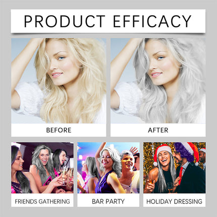 Silver Hair Color, Ammonia Free Hair Dye