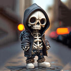 Cool Skeleton Figurines, Resin Skull Art Sculpture