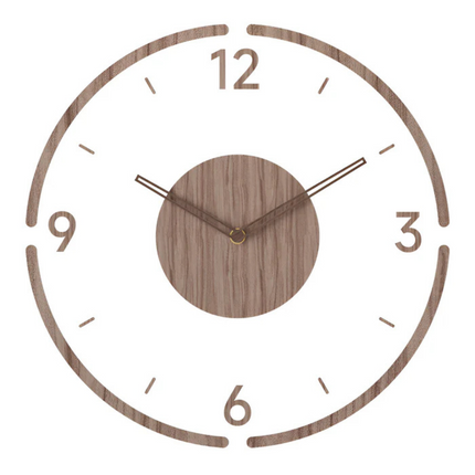Silent Wall Clock for Living Room, Quartz Clock for Bedroom and Kitchen