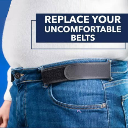 No Buckle Belt, Buckleless Belt for Jeans and Dress Pants, Minimalist Adjustable Belt without Buckle for Everyday Wear