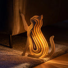 Wooden Animal Light with DIY Puzzle Assembly & Sensor Control | Unique Decorative Nightlight for Home Decor