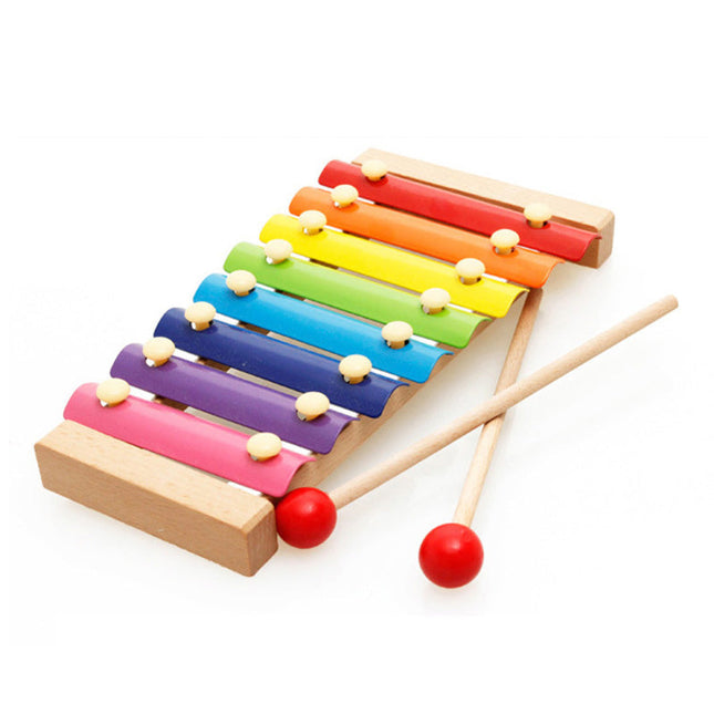 Wooden Xylophone for Baby, Wooden Piano Toy with Knocking Mallet, Hand Eye Coordination Toys, Musical Baby Gifts – image 13