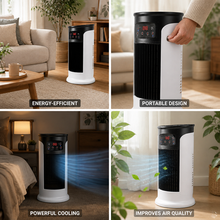 Portable Air Cooler, Evaporative Cooler for Room